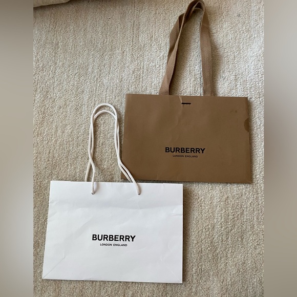 2 Small Burberry shopping bags. - Picture 6 of 6